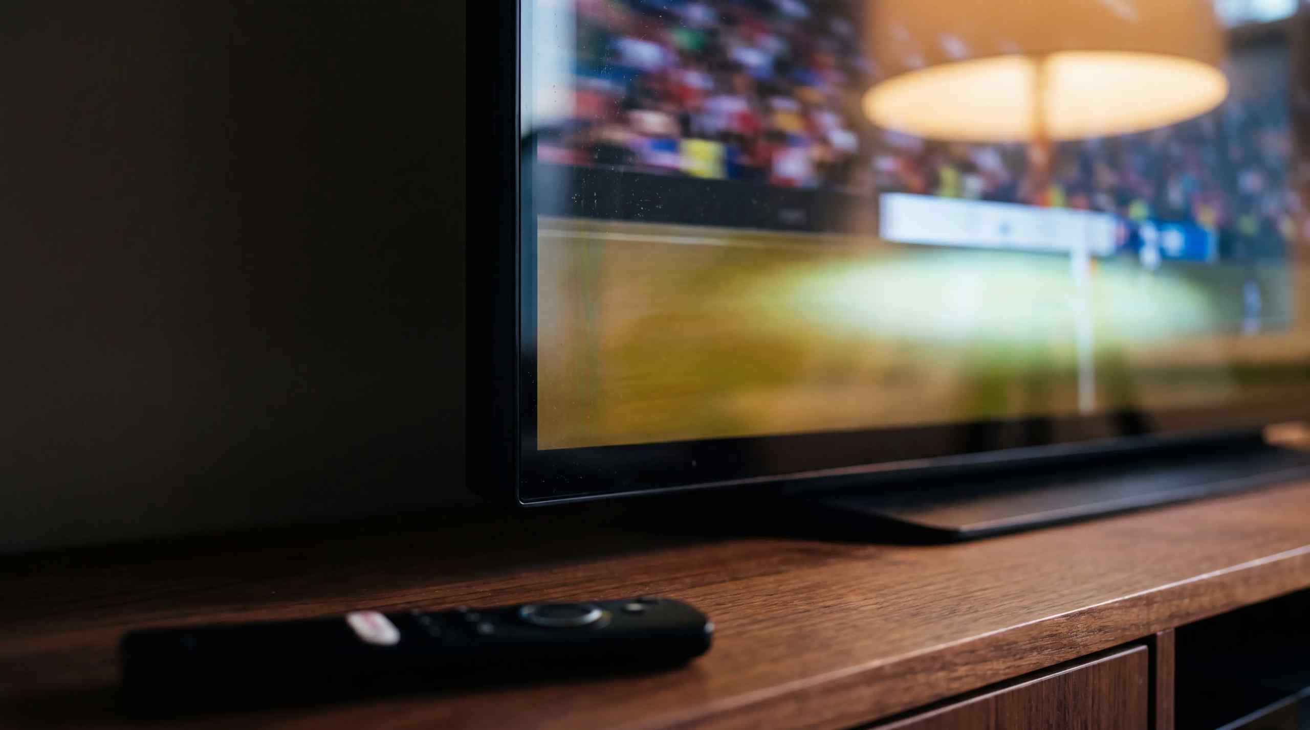 A game playing on a TV
